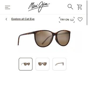 New in Box Maui Jim Ocean Sunglasses in Havana Pink - Women